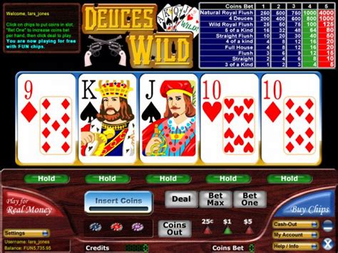 deuces wild poker virtual